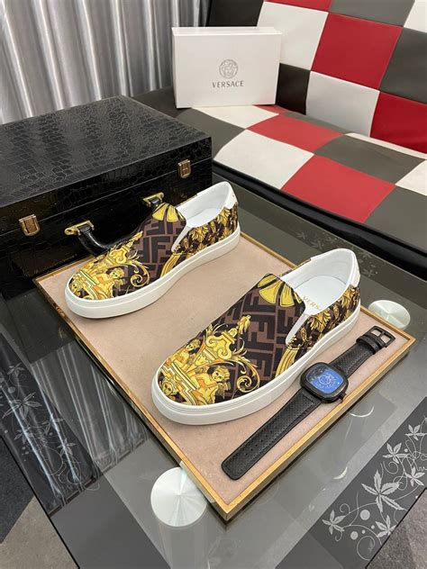 versace eros greek key replica shoes|Versace shoes authenticity.